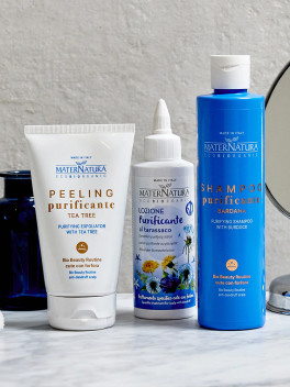 Shampoo, lotion, peeling anti roos maternatura