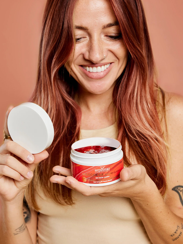 Masker rood haar maternatura