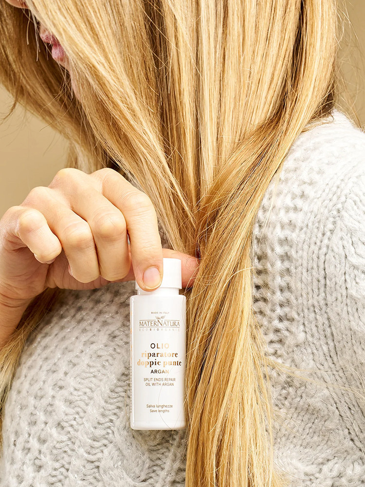 Gespleten haarpunten olie maternatura
